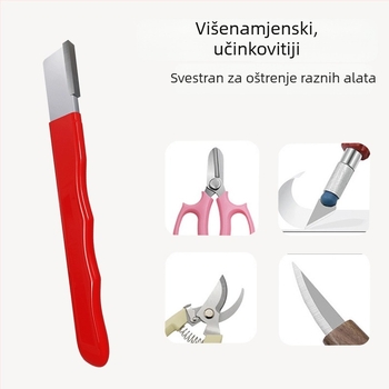 Prijenosno oštrače za vrtne škare za vanjske noževe, škare za dvostruku namjenu, oštrenje kamenog vrtnog strugača, brzo oštrače