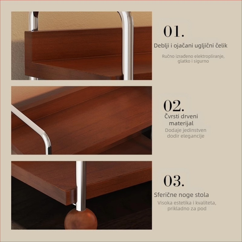 Držač za čaše, stalak za pohranu čaša za vodu, stolno svjetlo, luksuzna antikna višeslojna čaša, šalica za kavu, stalak za pohranu šalica za vodu