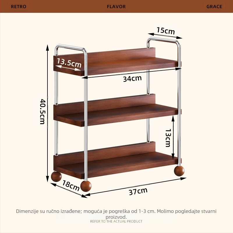 Držač za čaše, stalak za pohranu čaša za vodu, stolno svjetlo, luksuzna antikna višeslojna čaša, šalica za kavu, stalak za pohranu šalica za vodu