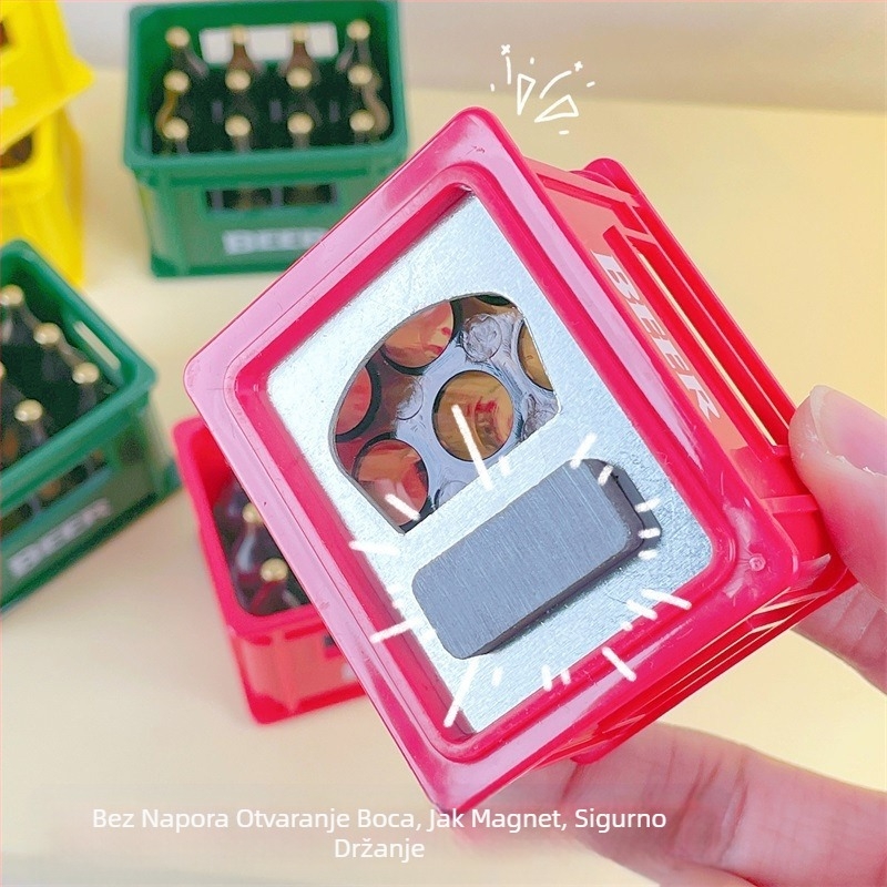 Otvarač za boce piva, kreativna naljepnica za hladnjak, magnetska naljepnica za boce piva, odvijač, magnet, otvarač za boce pića