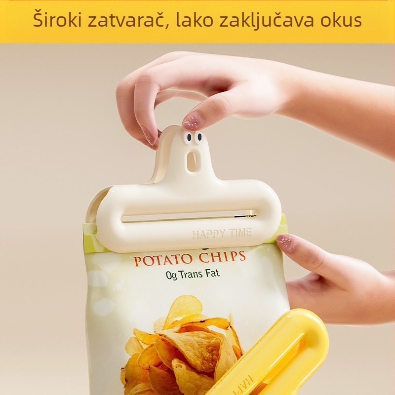 Caterpillar kopča za brtvljenje, vodootporna kopča za grickalice, kuhinjska kopča za brtvljenje, višenamjenska kućna kopča za brtvljenje za održavanje svježine