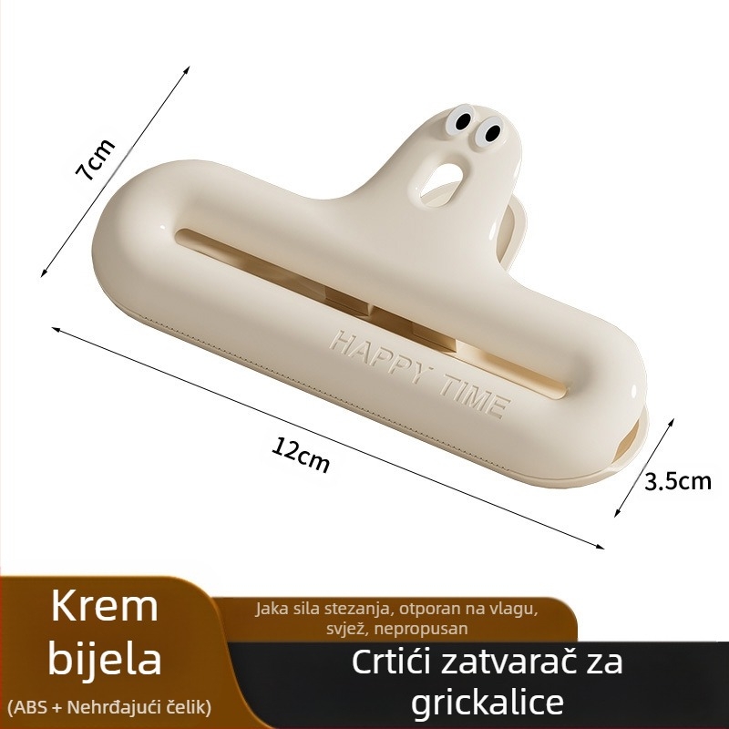 Caterpillar kopča za brtvljenje, vodootporna kopča za grickalice, kuhinjska kopča za brtvljenje, višenamjenska kućna kopča za brtvljenje za održavanje svježine