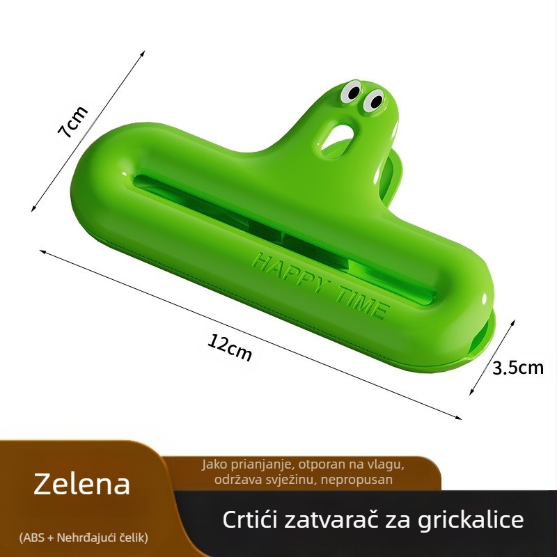 Caterpillar kopča za brtvljenje, vodootporna kopča za grickalice, kuhinjska kopča za brtvljenje, višenamjenska kućna kopča za brtvljenje za održavanje svježine