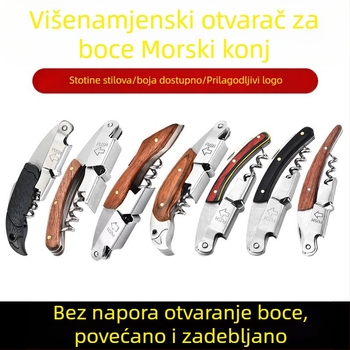 Proizvođač Multifunkcionalni Otvarač za Boce Kreativno Pivo Vino Nehrđajući Čelik Crveno Vino Otvarač za Boce Vina Nož Spot Veleprodaja
