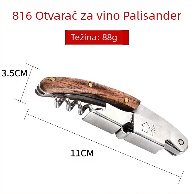 Proizvođač Multifunkcionalni Otvarač za Boce Kreativno Pivo Vino Nehrđajući Čelik Crveno Vino Otvarač za Boce Vina Nož Spot Veleprodaja
