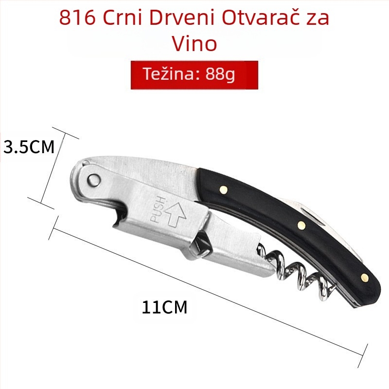 Proizvođač Multifunkcionalni Otvarač za Boce Kreativno Pivo Vino Nehrđajući Čelik Crveno Vino Otvarač za Boce Vina Nož Spot Veleprodaja