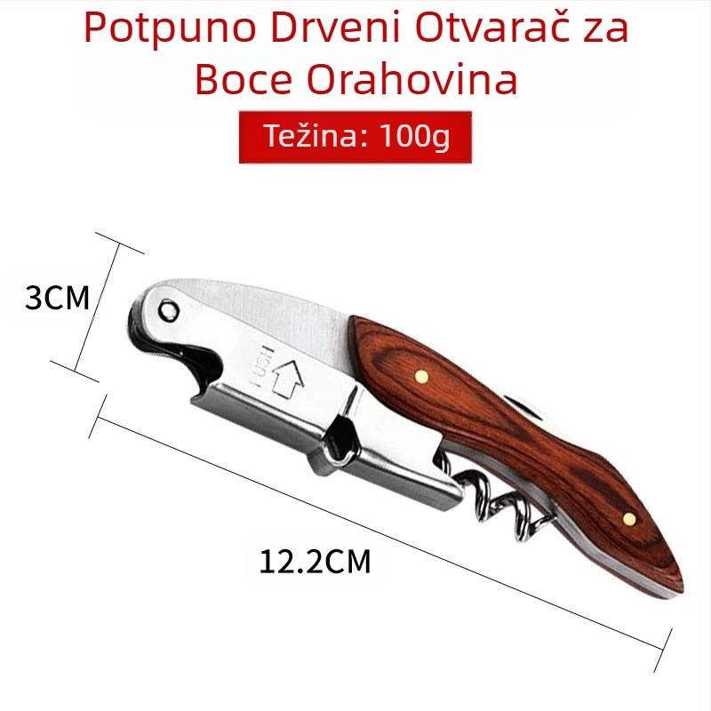 Proizvođač Multifunkcionalni Otvarač za Boce Kreativno Pivo Vino Nehrđajući Čelik Crveno Vino Otvarač za Boce Vina Nož Spot Veleprodaja