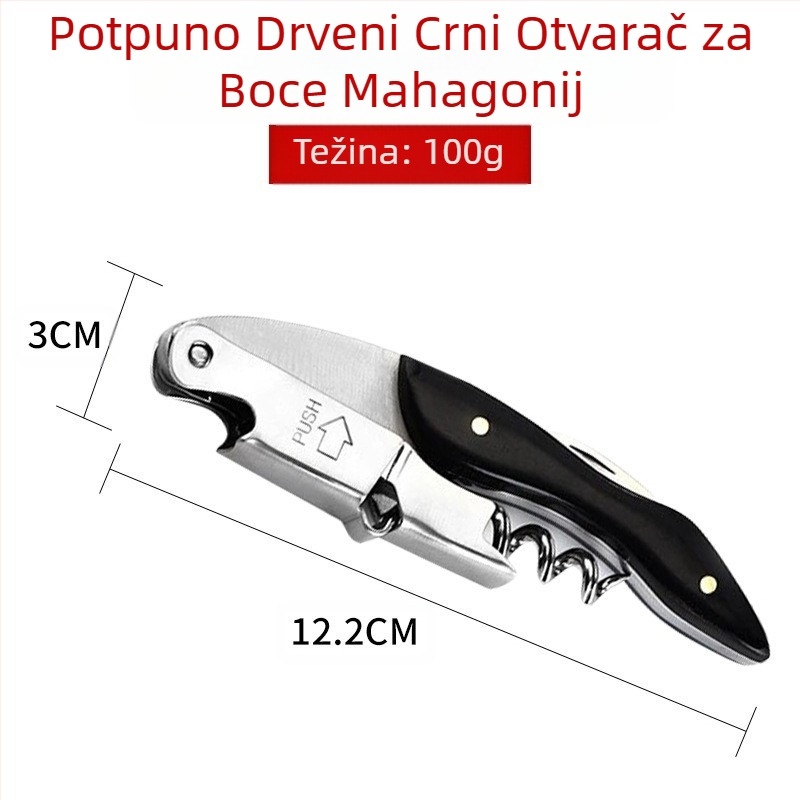 Proizvođač Multifunkcionalni Otvarač za Boce Kreativno Pivo Vino Nehrđajući Čelik Crveno Vino Otvarač za Boce Vina Nož Spot Veleprodaja