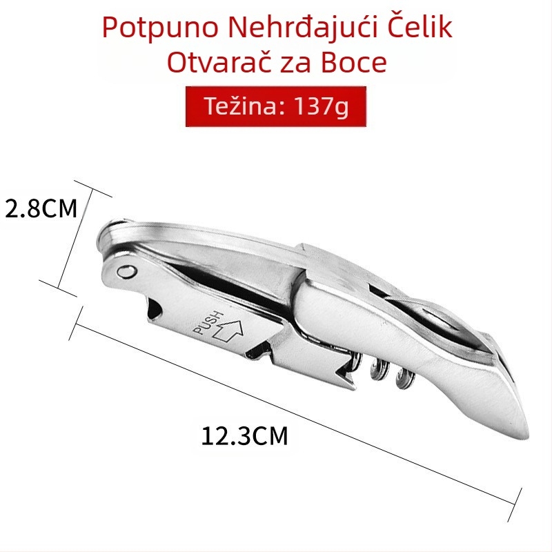 Proizvođač Multifunkcionalni Otvarač za Boce Kreativno Pivo Vino Nehrđajući Čelik Crveno Vino Otvarač za Boce Vina Nož Spot Veleprodaja
