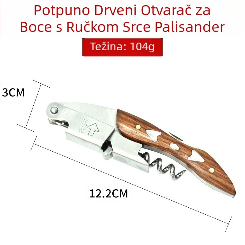 Proizvođač Multifunkcionalni Otvarač za Boce Kreativno Pivo Vino Nehrđajući Čelik Crveno Vino Otvarač za Boce Vina Nož Spot Veleprodaja