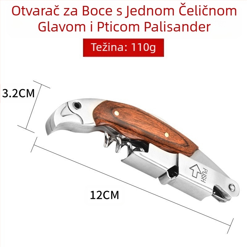 Proizvođač Multifunkcionalni Otvarač za Boce Kreativno Pivo Vino Nehrđajući Čelik Crveno Vino Otvarač za Boce Vina Nož Spot Veleprodaja