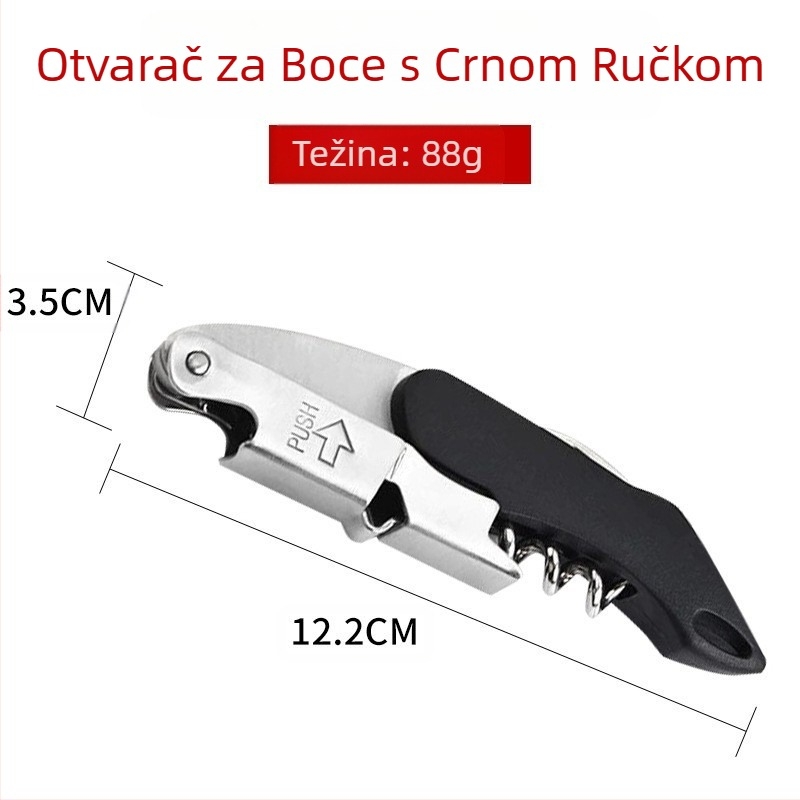 Proizvođač Multifunkcionalni Otvarač za Boce Kreativno Pivo Vino Nehrđajući Čelik Crveno Vino Otvarač za Boce Vina Nož Spot Veleprodaja