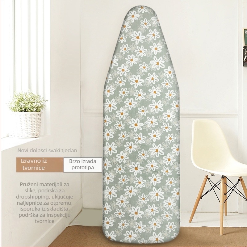 Set dasaka za glačanje tkanine za visoke temperature, set dasaka za glačanje kućanstva, set pamučnih dasaka za glačanje s prekograničnim elastičnim rubom