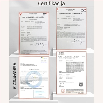 Set lonaca od nehrđajućeg čelika 201 prehrambene kvalitete s zadebljanim dnom od 5 slojeva, lonac za juhu s dvostrukom ručkom, lonac za varivo s čeličnim poklopcem Kv-1086, veleprodaja od proizvođača
