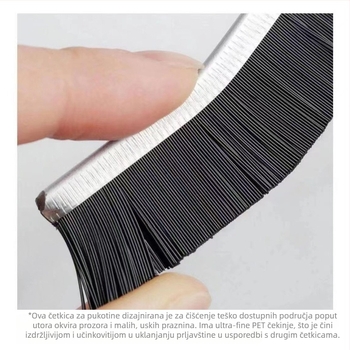 Zidna četka za pukotine u kupaonici, kupaonica, kuhinja, pločice, čišćenje mrtvih kutova, prozora, pukotina, utora, prašine, višenamjenska četka