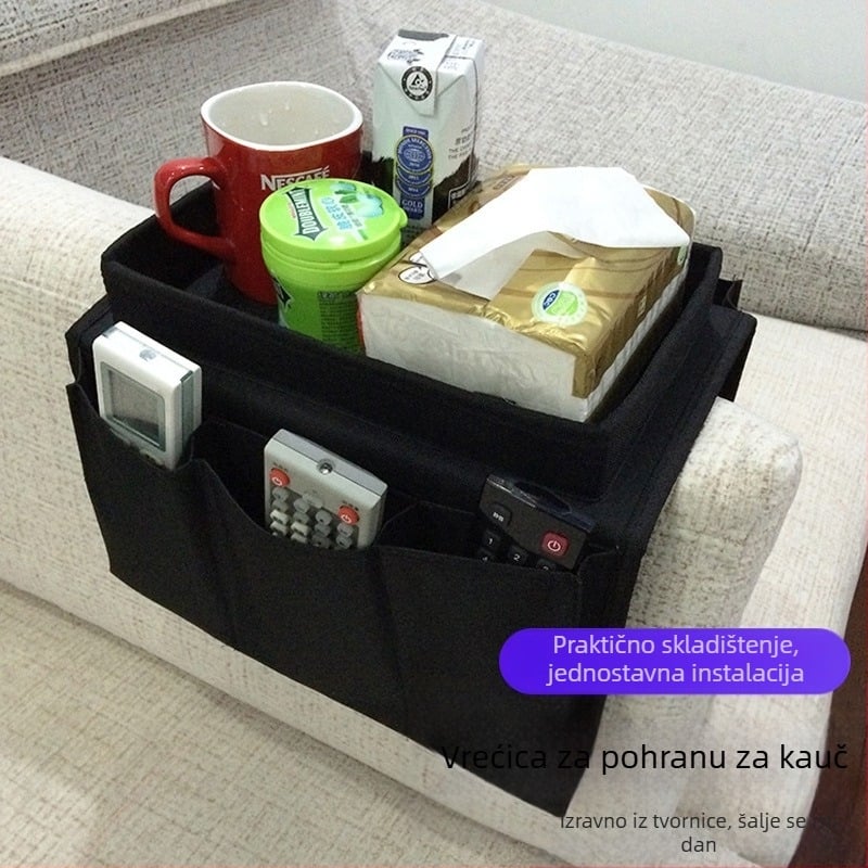 Prekogranična opskrba Torba za pohranu sofe Torba za vješanje naslona za ruke Torba za pohranu s daljinskim upravljačem Namijenjena kućnoj sofi