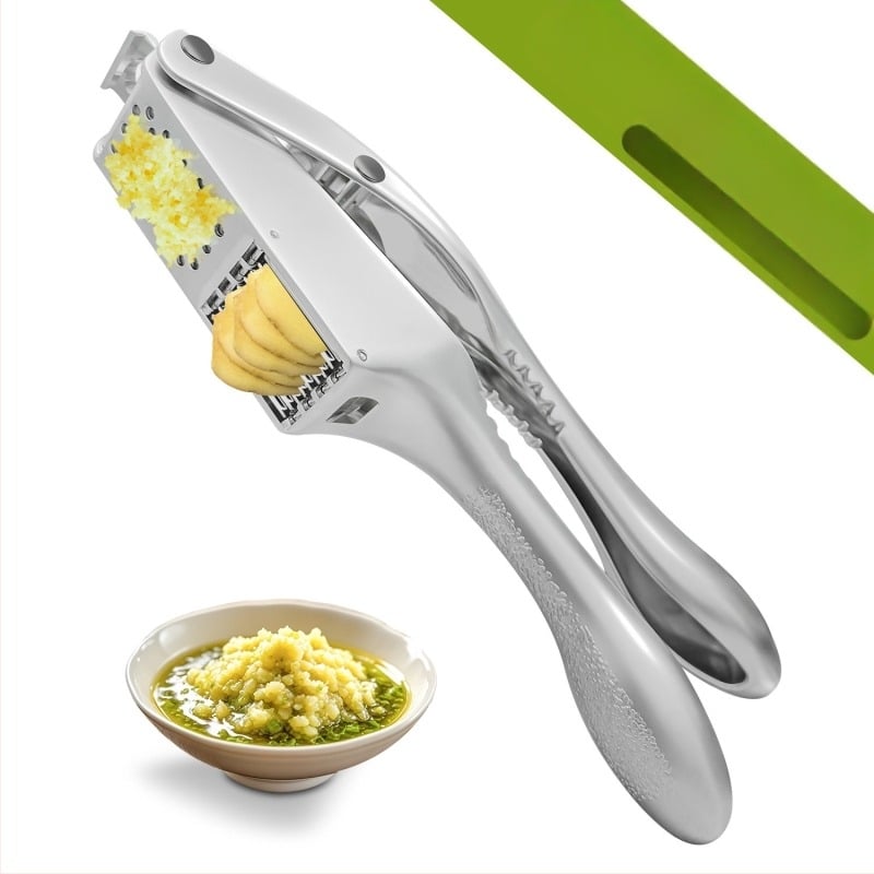 2025 Novi višenamjenski alat za rezanje pirea od češnjaka tvrtke Cross-border Explosions, metalna preša za češnjak, pire od češnjaka