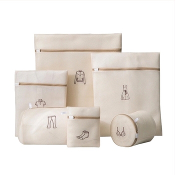 Vreća za rublje s vezom od sendviča, zadebljana dvoslojna vreća za pranje grudnjaka, odijelo za pranje u perilici rublja, posebna mrežasta vreća za pranje protiv deformacija