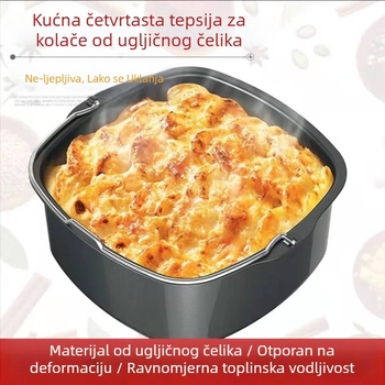 6-inčna kanta za torte 8-inčna košara za torte pribor za pečenje pribor za fritezu na vrući zrak četvrtasti kalup za torte