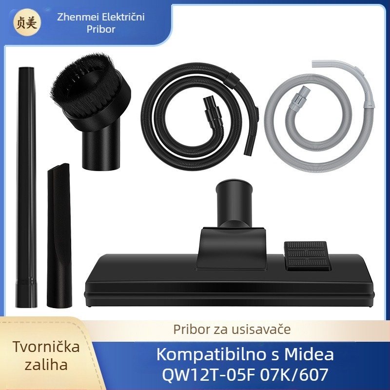Zhenmei se prilagođava priboru za crijeva za usisavače Midea Qw12T-05F/07K/607, usisnoj glavi, ravnoj glavi četke za cijevi