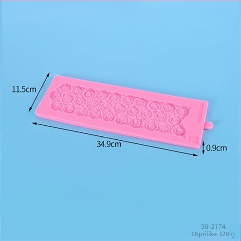 Silikonski kalup za torte od fondana, alati za pečenje, kalup za torte od čipke, kalup za čokoladu, kreativni oblik