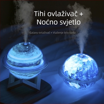 Kreativni planetarni ovlaživač zraka USB stolni Earth ovlaživač zraka za dom, spavaću sobu i ured, pročišćivač vode u spreju