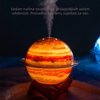 Kreativni planetarni ovlaživač zraka USB stolni Earth ovlaživač zraka za dom, spavaću sobu i ured, pročišćivač vode u spreju