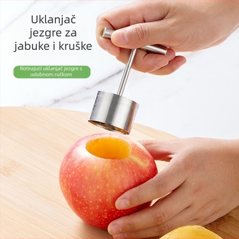Alat za uklanjanje jezgre voća od nehrđajućeg čelika, alat za uklanjanje jezgre jabuke i kruške, kućni kopač rupa, alat za uklanjanje pirjane jezgre iz Sydneya