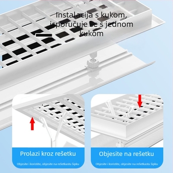 Centralni klima uređaj, vjetrobranski štitnik, vjetrobranski štitnik, vjetrobran, stroj za ispuh hladnog zraka, pregrada za hladni zrak, rešetka protiv izravnog puhanja, univerzalni poklopac za usmjeravanje vjetra