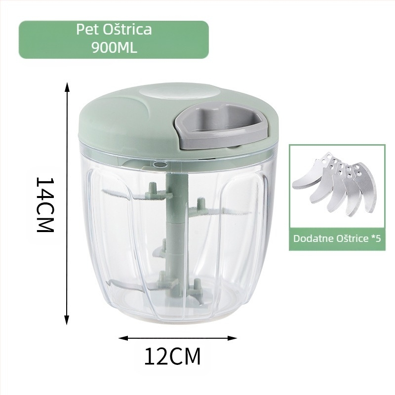 Ručno izvučeni kućanski višenamjenski rezač povrća, gulilica za češnjak, kuhinjski mlinac za češnjak, stroj za kuhanje, vađenje češnjaka, veleprodaja mlinca za povrće