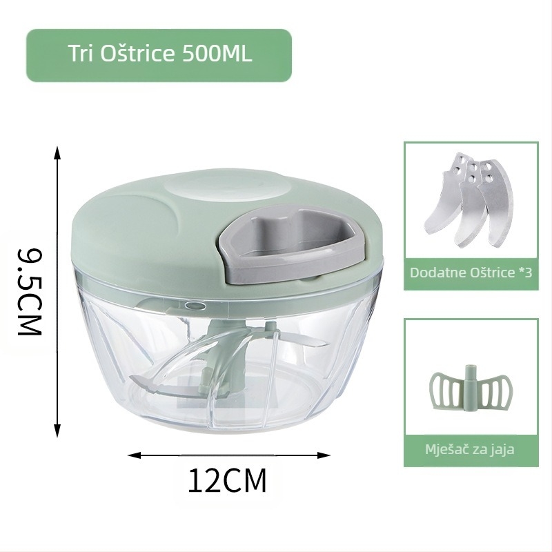 Ručno izvučeni kućanski višenamjenski rezač povrća, gulilica za češnjak, kuhinjski mlinac za češnjak, stroj za kuhanje, vađenje češnjaka, veleprodaja mlinca za povrće