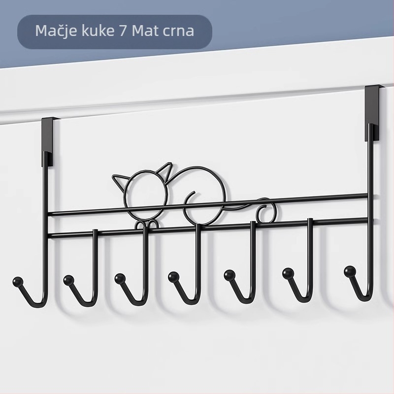 Eksplozije vanjske trgovine kuka za vrata prekogranična neperforirana odjeća vrata stalak za pohranu završna obrada produženo podebljano veleprodaja