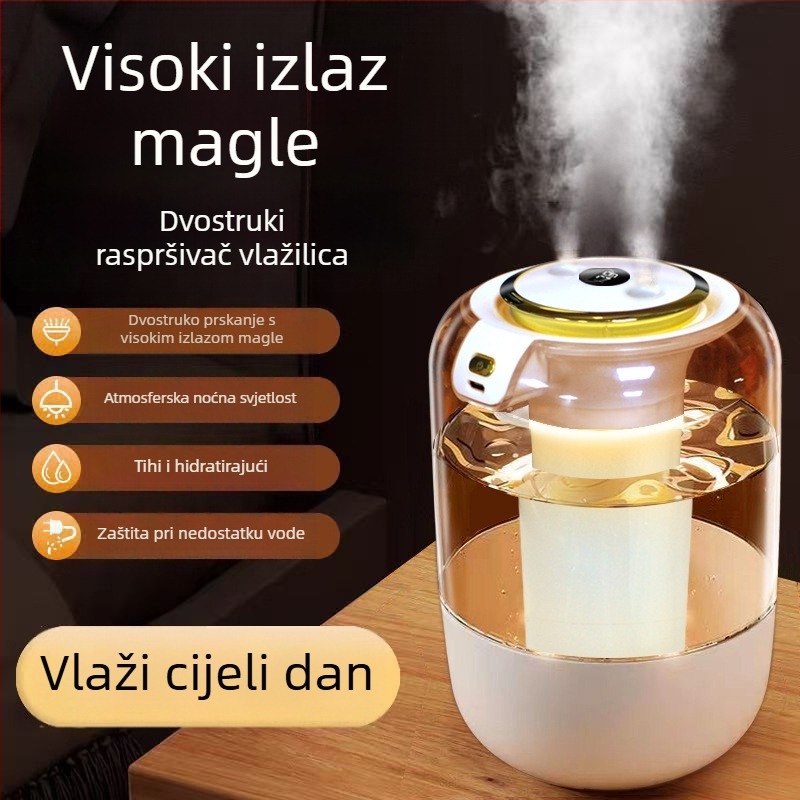Dvostruki sprej za tešku maglu, ovlaživač zraka, Amazon, najprodavaniji ovlaživač zraka, kućni pročišćivač zraka za spavaću sobu