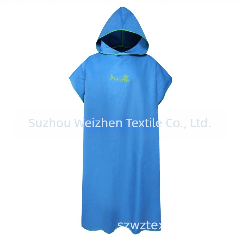 Prekogranični brzosušeći ogrtač za plažu, bluza za presvlačenje, ručnik za kupanje, ogrtač za plažu, dvostrani baršunasti ogrtač, e-trgovina Amazon