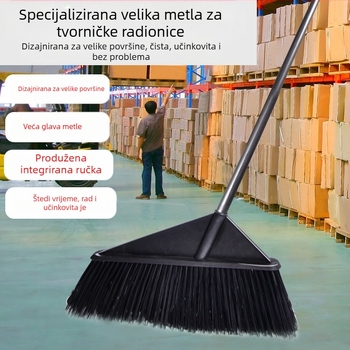 Velika metla veleprodaja jedna metla seosko dvorište metla za čišćenje kućanstva sanitarni radnik velika metla s čekinjama