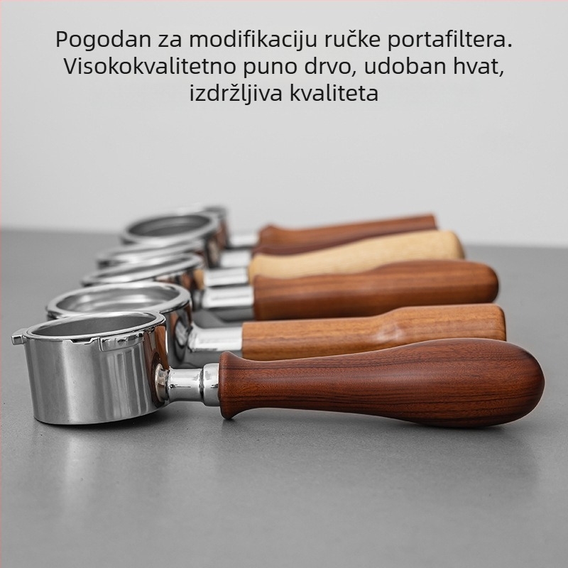 Univerzalna ručka za kavu od punog drva Drveni proizvodi Modificirana drvena ručka Pribor Ručka za kavu Ručka za aparat za kavu