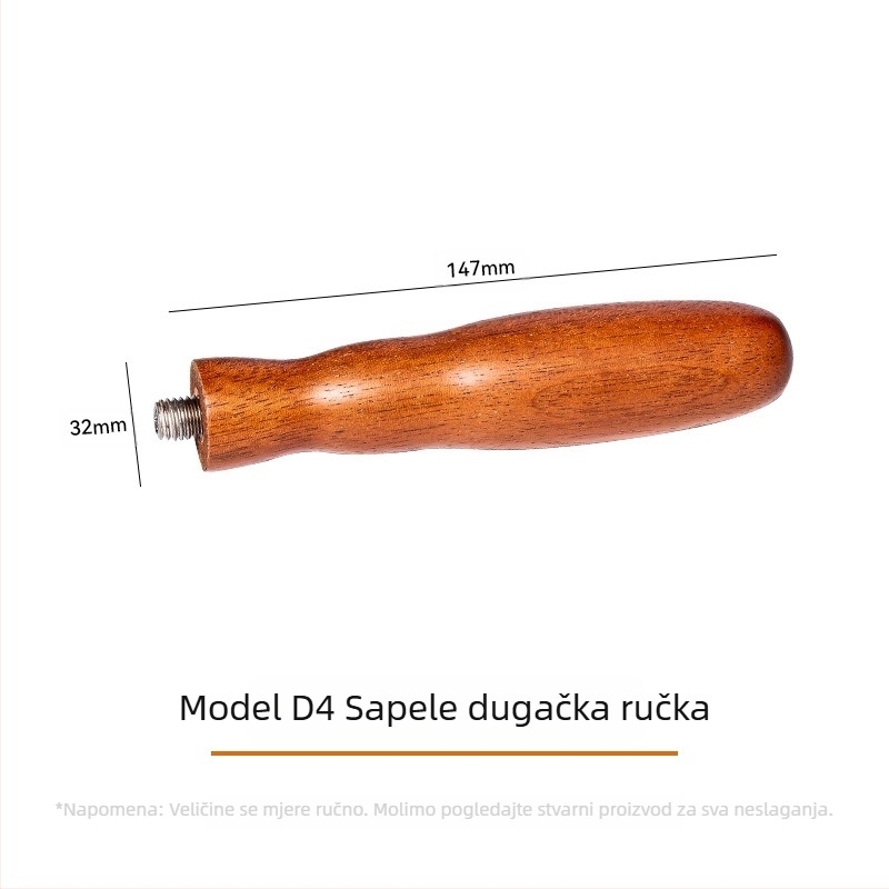 Univerzalna ručka za kavu od punog drva Drveni proizvodi Modificirana drvena ručka Pribor Ručka za kavu Ručka za aparat za kavu