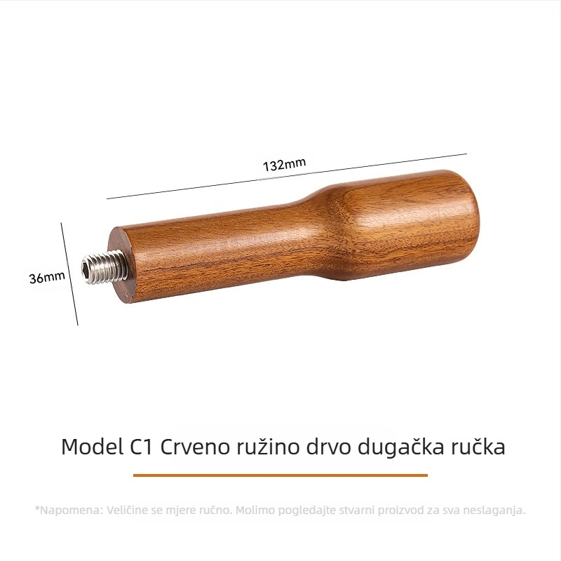 Univerzalna ručka za kavu od punog drva Drveni proizvodi Modificirana drvena ručka Pribor Ručka za kavu Ručka za aparat za kavu
