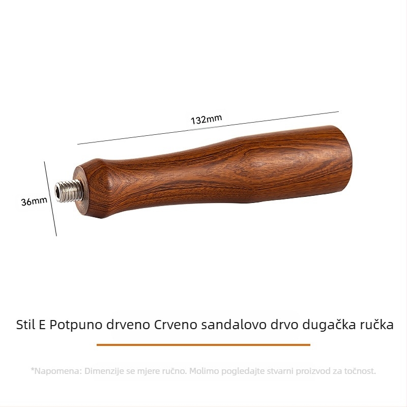 Univerzalna ručka za kavu od punog drva Drveni proizvodi Modificirana drvena ručka Pribor Ručka za kavu Ručka za aparat za kavu