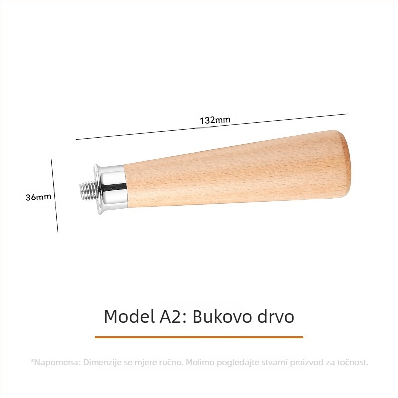 Univerzalna ručka za kavu od punog drva Drveni proizvodi Modificirana drvena ručka Pribor Ručka za kavu Ručka za aparat za kavu