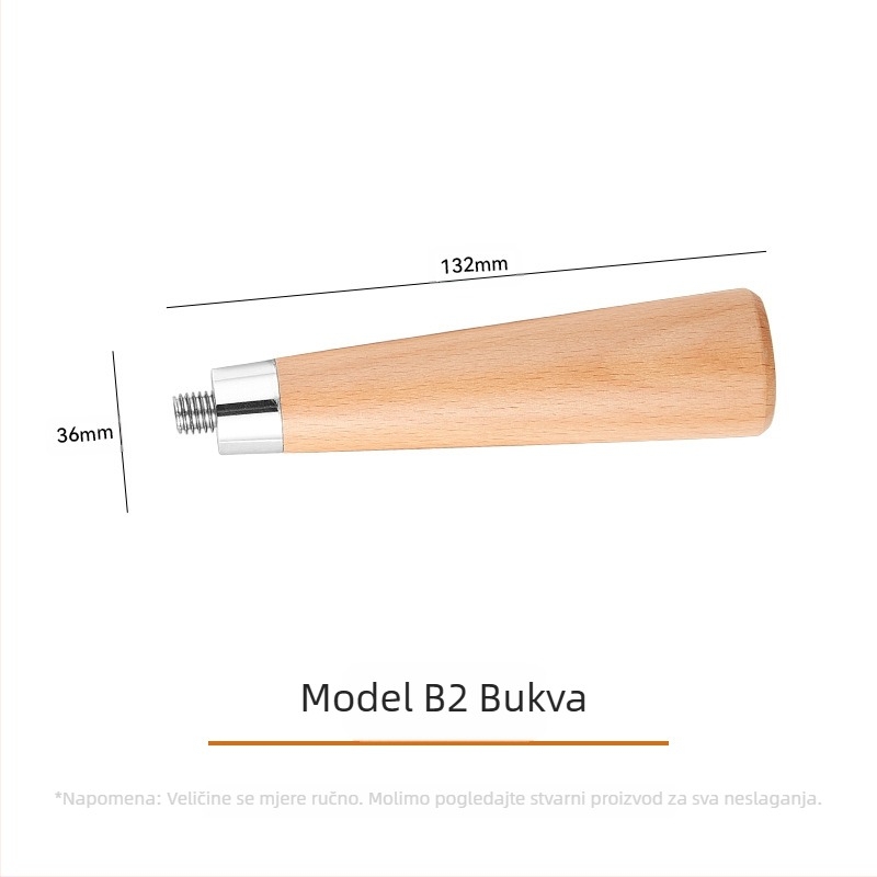 Univerzalna ručka za kavu od punog drva Drveni proizvodi Modificirana drvena ručka Pribor Ručka za kavu Ručka za aparat za kavu