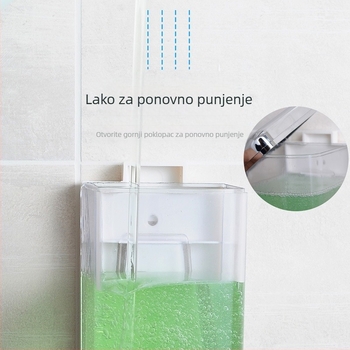 Ruiwo kutija za dezinfekciju ruku, hotelsko podpakiranje, zidno, hotelsko, zidno, losion za kupanje, dvostruka boca, dozator sapuna, boca s prešom