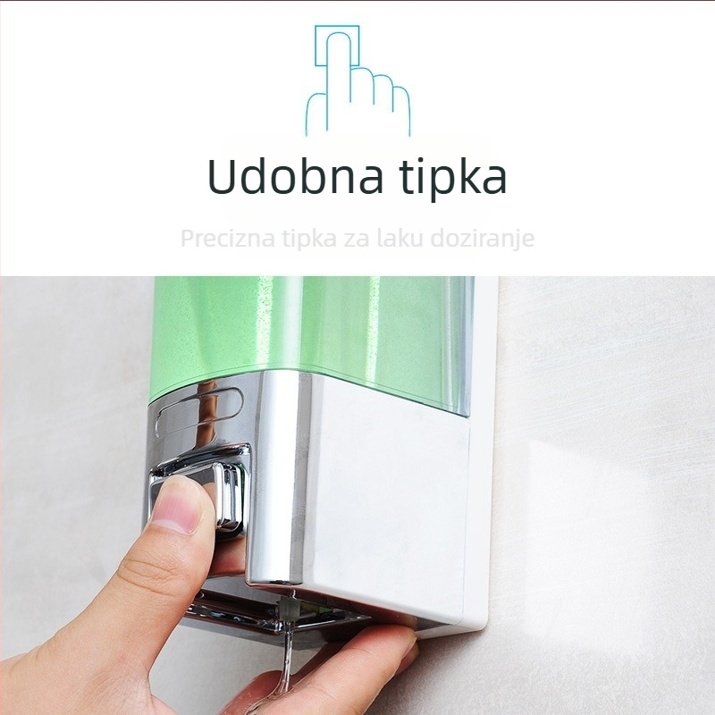 Ruiwo kutija za dezinfekciju ruku, hotelsko podpakiranje, zidno, hotelsko, zidno, losion za kupanje, dvostruka boca, dozator sapuna, boca s prešom