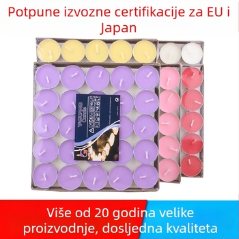Tvornica svijeća, serija aromaterapijskih svijeća, čajni vosak, 1,5-2 sata, 100 malih svijeća, romantična ispovijed za prosidbu, Budin maslac