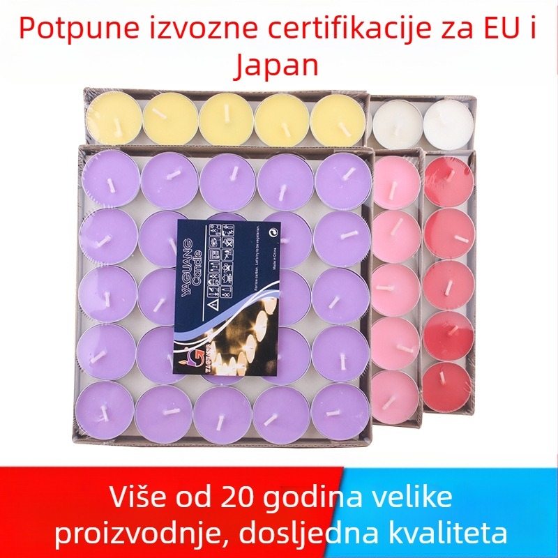 Tvornica svijeća, serija aromaterapijskih svijeća, čajni vosak, 1,5-2 sata, 100 malih svijeća, romantična ispovijed za prosidbu, Budin maslac