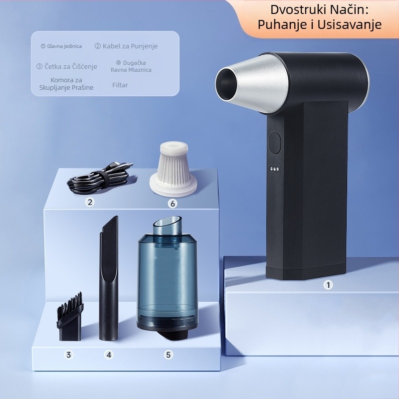 2025 prekogranični brzi turbo ventilator za nasilje ručni prijenosni mali ventilator za auto kampiranje veliki prijenosni ventilator za vjetar