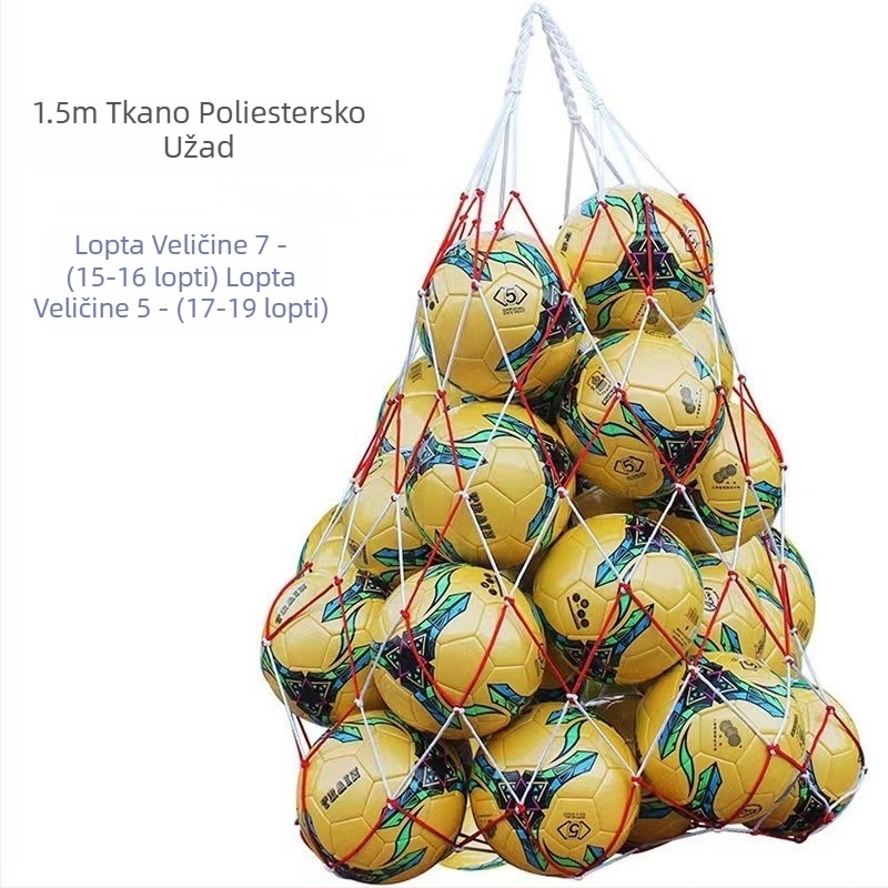 Tvornica veleprodaje veliki džep za loptu velika mreža nogomet košarka prijenosna mreža za pohranu velikog kapaciteta prijenosna torba za loptu