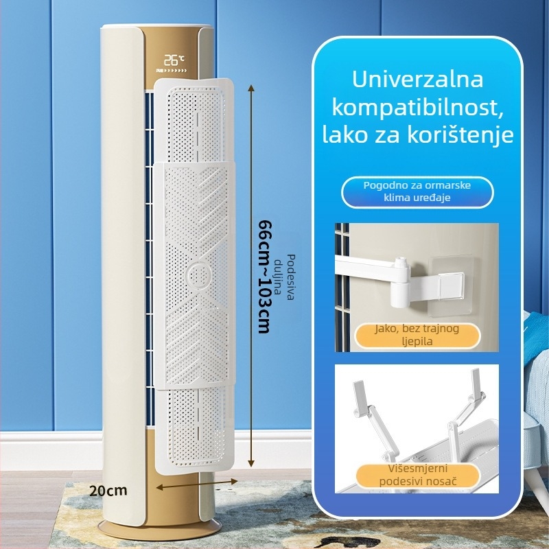 F Novi proizvod Jieyang Qifeng vertikalni klima uređaj za vjetrobransko staklo tri u jednom protiv izravnog puhanja za trudnice vjetrobransko staklo za otvor za zrak u ormariću