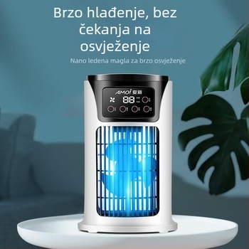 Novi, vruća rasprodaja, mali kućanski ventilator za hlađenje, stolni tihi ventilator za hlađenje vodom, mobilni ventilator za klima uređaj, hladnjak zraka