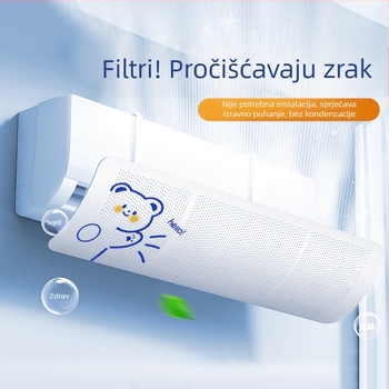 Zaštitna ploča za vjetrobran klima uređaja za dojenčad i malu djecu, protiv izravnog puhanja vjetrobranskog štita, pregrada za izlaz zraka, ploča za zaštitu od vjetrobranskog štita, viseća ploča za zaštitu od vjetrobranskog štita